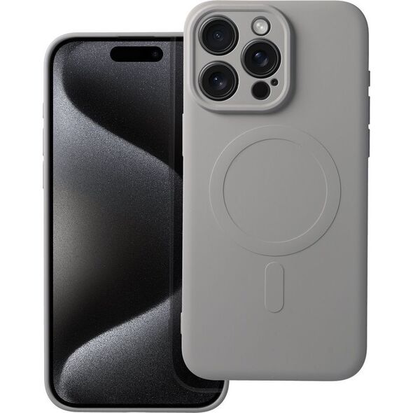 OEM Futerał SILICONE MAG COVER kompatybilny z MagSafe do IPHONE 15 Pro Max tytanowy szary 13844930 5903396228964