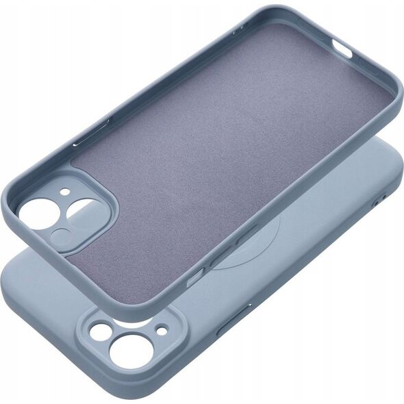 OEM Futerał SILICONE MAG COVER kompatybilny z MagSafe do IPHONE 15 Plus jasny niebieski 13844933 5903396229084