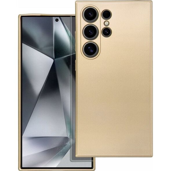 OEM Futerał METALLIC do SAMSUNG S24 Ultra złoty 13845129 5903396233739