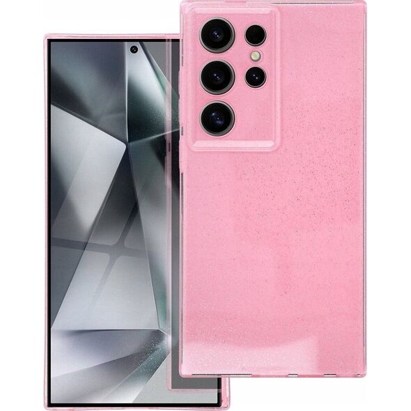 OEM Futerał CLEAR CASE 2 mm BLINK do SAMSUNG S24 Ultra różowy 13845149 5903396233944