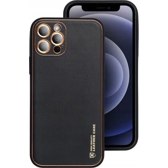 OEM Futerał LEATHER CASE skórzany do SAMSUNG S24 Plus czarny 13845153 5903396233982