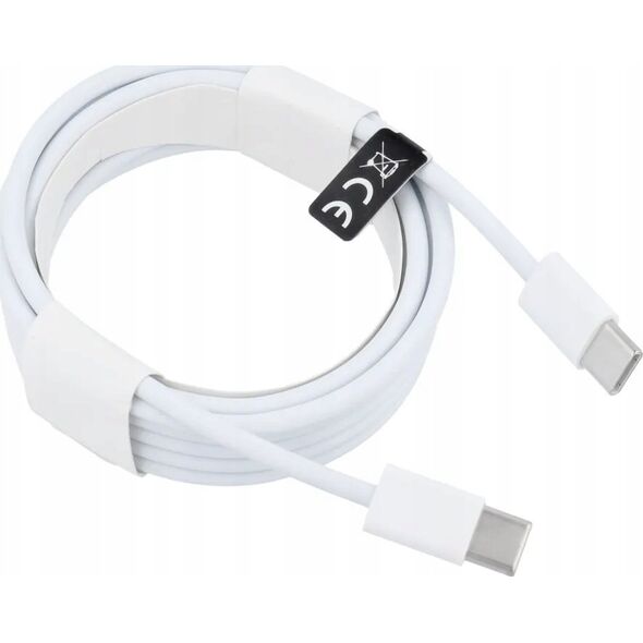 Kabel USB OEM USB-C - USB-C 2 m Biały 13845218 5903396235122