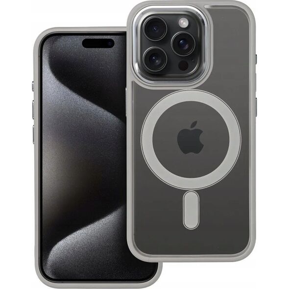 OEM Futerał COLOR EDGE MAG COVER kompatybilny z MagSafe do IPHONE 15 Pro tytanowy szary 13845233 5903396235573