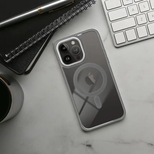 OEM Futerał COLOR EDGE MAG COVER kompatybilny z MagSafe do IPHONE 15 Plus tytanowy szary 13845244 5903396235597