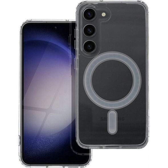 OEM Futerał CLEAR MAG COVER kompatybilny z MagSafe do SAMSUNG S24 transparentny 13845297 5903396236624