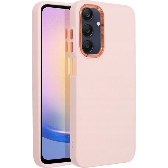 OEM Futerał FRAME do SAMSUNG A25 5G pudrowy róż 13845510 5903396254925
