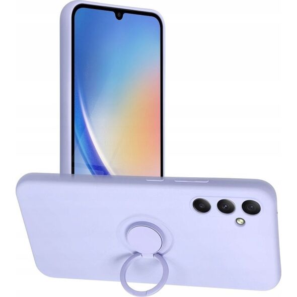 OEM Futerał SILICONE RING do SAMSUNG A05S fioletowy 13845763 5903396262586