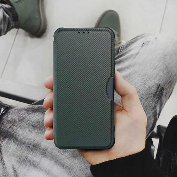 OEM Kabura RAZOR Book do XIAOMI Redmi Note 13 Pro 5G ciemnozielony 13846041 5903396279164