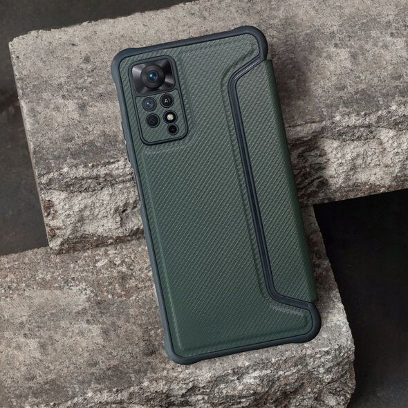 OEM Kabura RAZOR Book do XIAOMI Redmi Note 13 Pro 4G / POCO M6 Pro 4G ciemnozielony 13846046 5903396279300