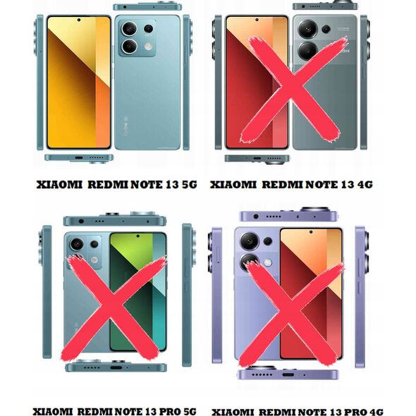 OEM Futerał SILICONE RING do XIAOMI Redmi Note 13 5G fioletowy 13846219 5903396286049