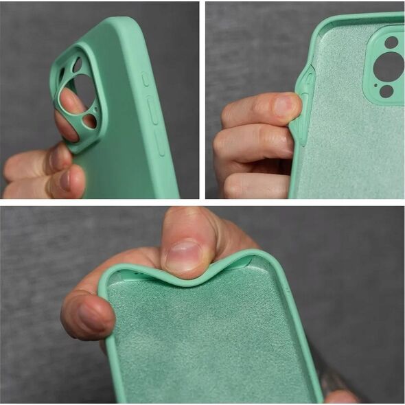 OEM Futerał SILICONE 2mm do IPHONE 14 Pro miętowy 13846348 5903396292675