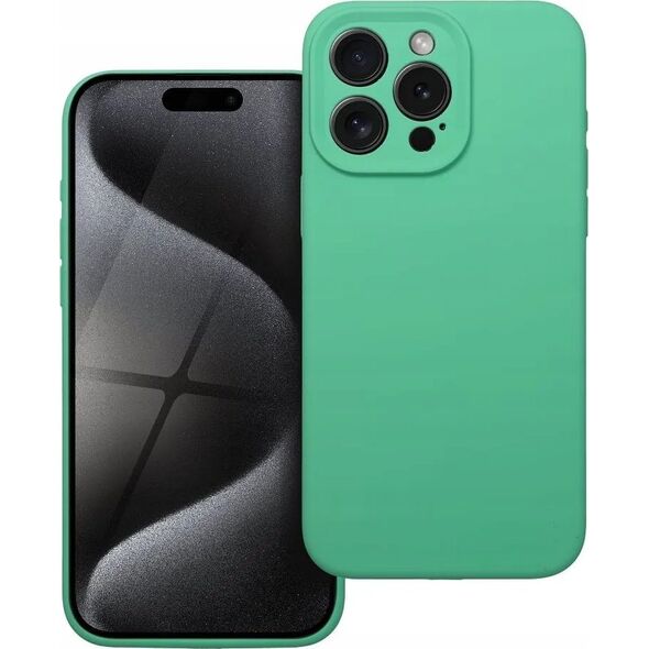 OEM Futerał SILICONE 2mm do IPHONE 15 Pro Max miętowy 13846357 5903396292798