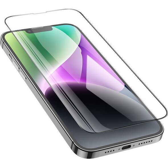 Hoco HOCO szkło hartowane HD 5D Guardian shield (SET 10in1) - do iPhone 13 Pro Max / 14 Plus czarny (G14) 13846650 6931474793706