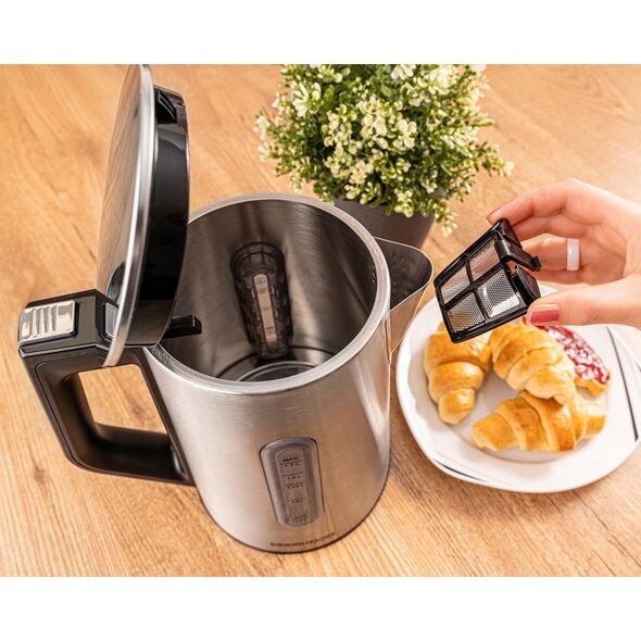 Czajnik Rommelsbacher Rommelsbacher Sunny WK 3000 kettle (stainless steel/black, 3,000 watts, 1.7 liters) 13848692 4001797881007