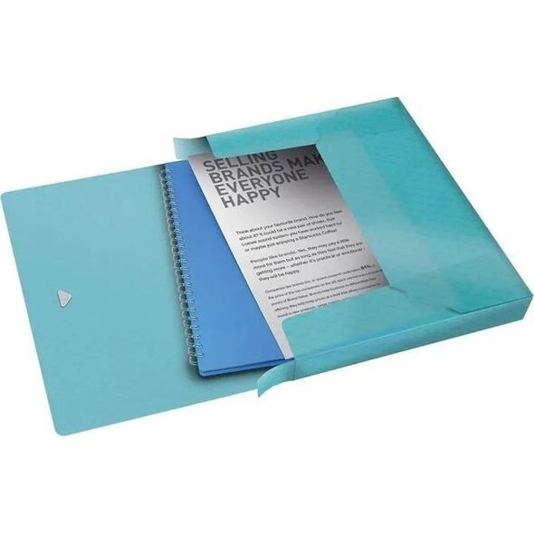 Esselte Teczka z gumk� Colour'Breeze 25mm niebie 13851593 4049793053134