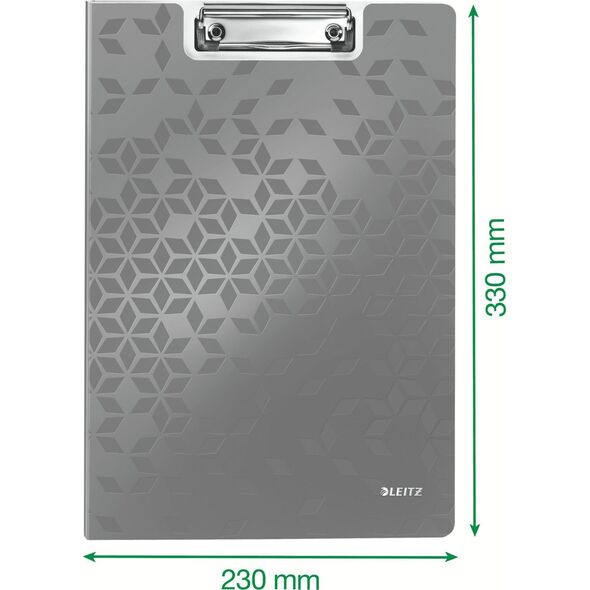 Leitz Teczka z klipem Leitz Wow A4 żółta - 13853410 4002432120710