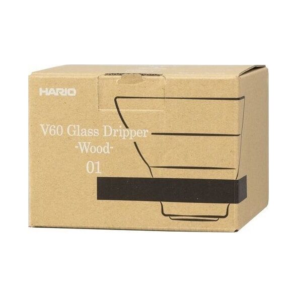 Hario Hario szklany Drip V60-01 - Olive Wood 13857820 4977642736689