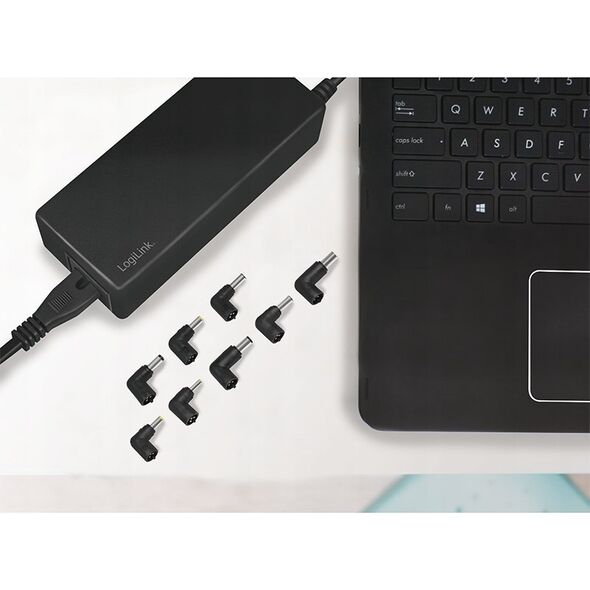 Zasilacz do laptopa LogiLink LogiLink PA0215 adapter zasilający/ inwentor Wewnętrzna 90 W Czarny 13864714 4052792055146