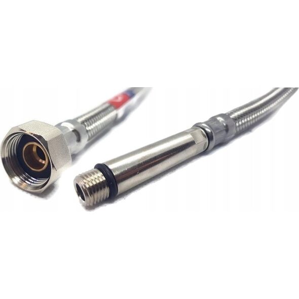 Wąż do pralki i zmywarki ARKAINSTALACJE Wąż baterii 3/8 400mm Arka Duro-Flex DF-292181 38BAT-L50-400mm w oplocie ze stali nierdzewnej 13866800 5901669427083