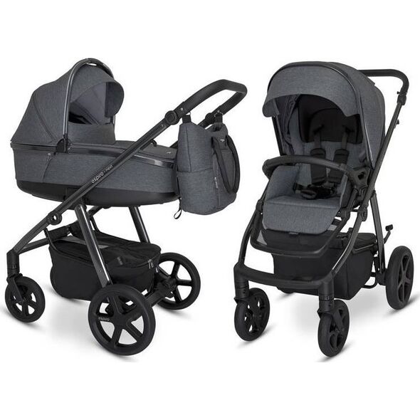 Wózek Espiro WÓZEK ESPIRO NEXT UP CHROME 2w1 607 GRAY SHADES AIR 5906724205583 13869629 5906724205583