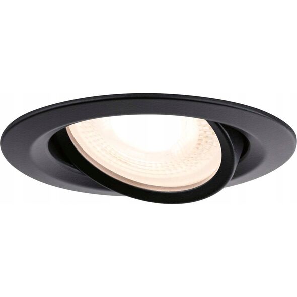 Paulmann Oprawa do wbudowania  NOVA LED PLUS DIM wychylna GU10 max.35W 93mm IP65 230V  czarny matowy / aluminum 13871976 4000870924600