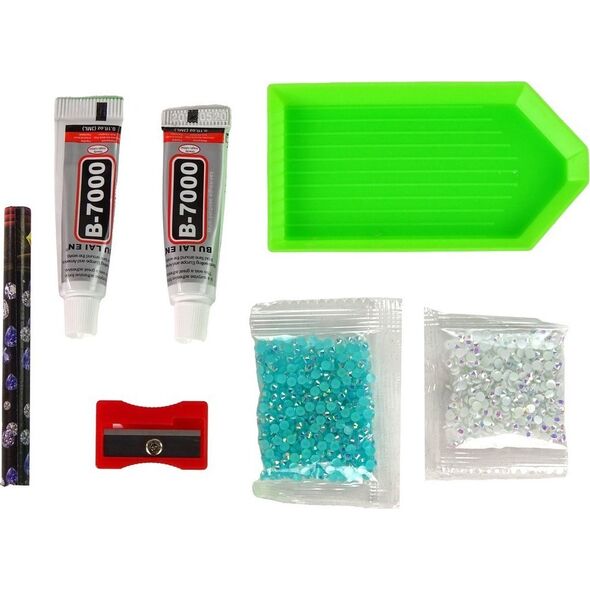 LeanToys Zestaw DIY Diamentowy Renifer DIY Kryształki Brelok 3D Niebieski 13874622 5905323212480