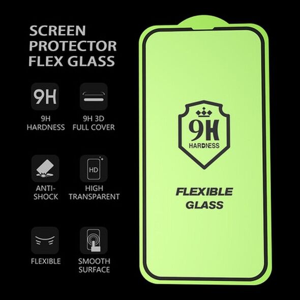 Partner Tele.com Szkło hybrydowe Bestsuit Flexible 5D Full Glue do iPhone 15 Pro Max czarny 13875820 5903396218774