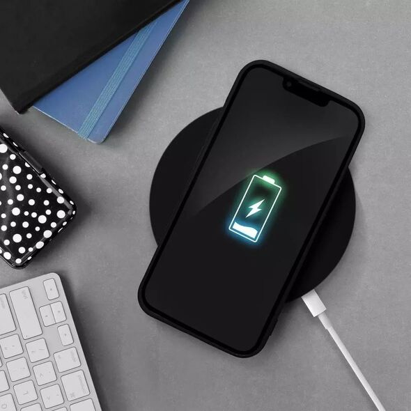 ForCell Futerał SILICONE do IPHONE 15 Pro Max czarny 13875821 5903396213847