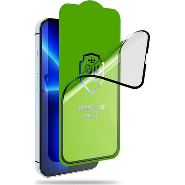 Partner Tele.com Szkło hybrydowe Bestsuit Flexible 5D Full Glue do iPhone 15 Plus czarny 13875851 5903396218750