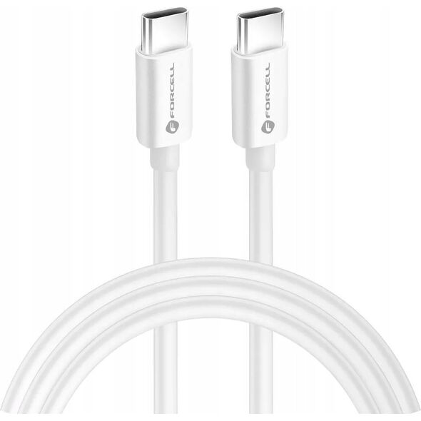 Kabel USB ForCell FORCELL F-ENERGY C339 kabel Typ C do Typ C PD QC4.0 5A 100W 2 m biały 13875938 5903396172021