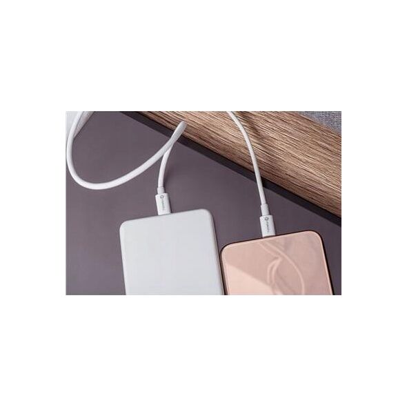 Kabel USB ForCell FORCELL F-ENERGY C339 kabel Typ C do Typ C PD QC4.0 5A 100W 2 m biały 13875938 5903396172021