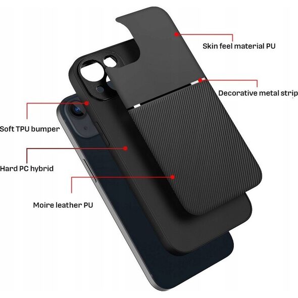 ForCell Futerał NOBLE do XIAOMI Redmi Note 10 / 10S czarny 13875983 5903396138607