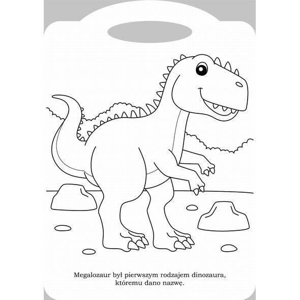 Askato Teczka dinozaury z podwójnymi naklejkami 13876260 9788382495690