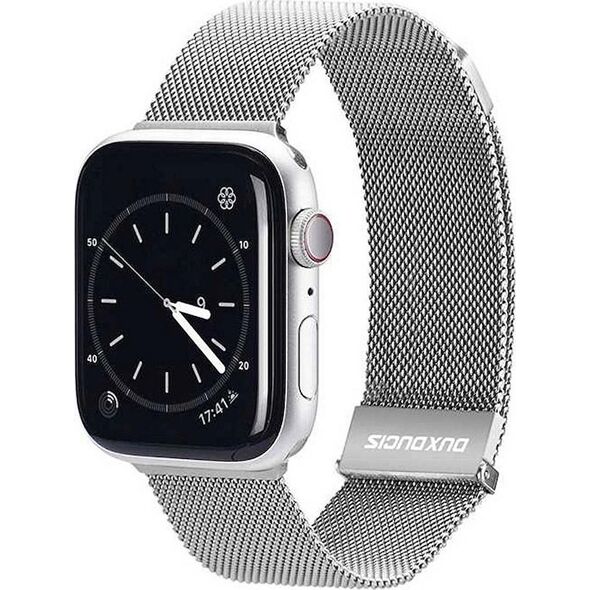 Dux Ducis DUX DUCIS pasek MILANESE magnetyczny ze stali nierdzewnej do Apple Watch 42 / 44 / 45 mm szary 13876317 6934913035399