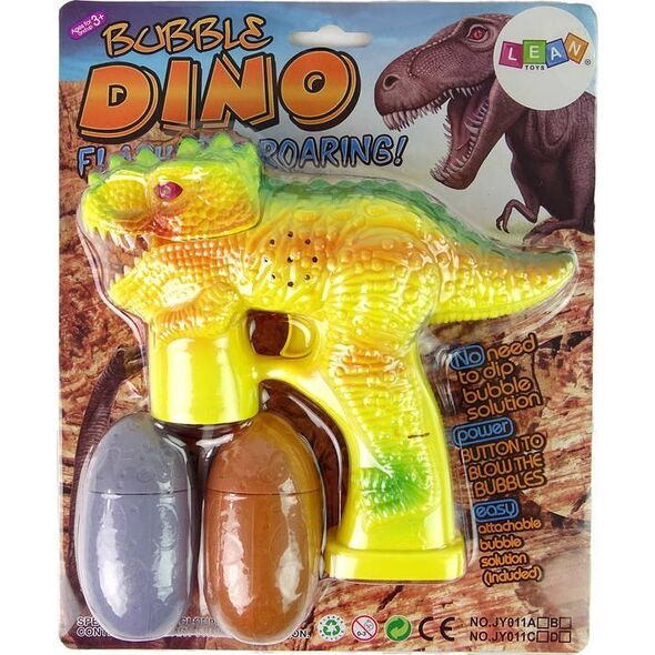 LeanToys Bańki Mydlane Dinozaur Płyn Do Baniek Jajko Żółte 13876446 5905515357319