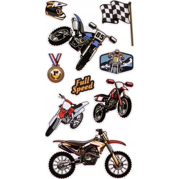 STICKERBOO NAKLEJ MOTOCYKLE 2 66X180 S-BOO PBH 120/1800 13877696 5905523610802