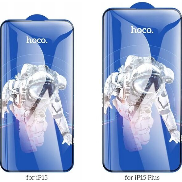 Hoco HOCO szkło hartowane HD 5D Guardian shield (SET 10in1) - do iPhone 15 Plus czarny (G14) 13885581 6942007607407