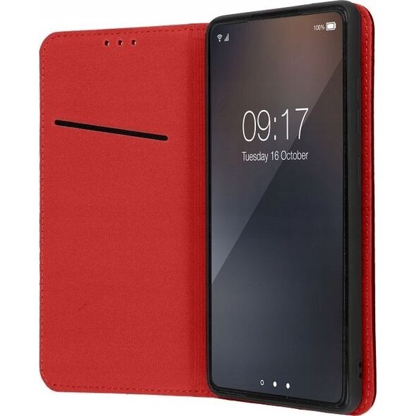 OEM Kabura SMART PRO Book skórzana do SAMSUNG A35 5G bordowy 13888197 5903396267574