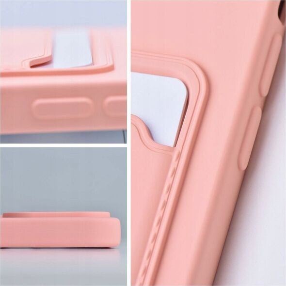 4kom.pl Futerał CARD CASE do SAMSUNG A55 5G różowy 13888409 5903396272073