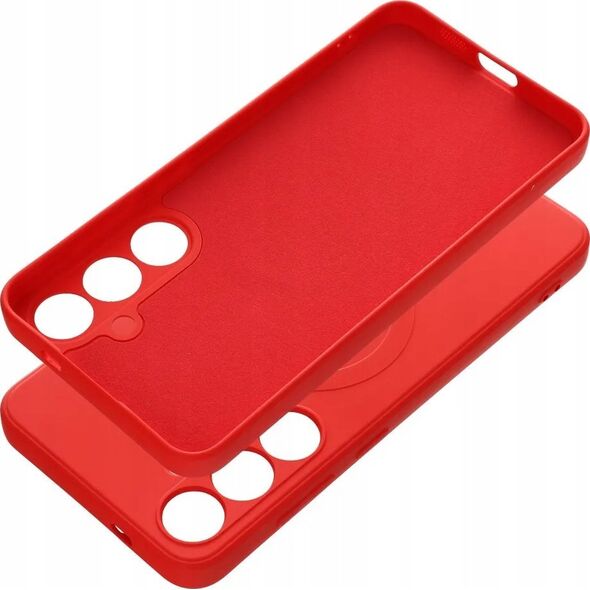 OEM Futerał SILICONE MAG COVER kompatybilny z MagSafe do SAMSUNG S24 Plus czerwony 13888455 5903396272936