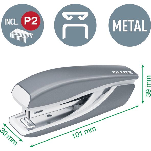 Zszywacz Leitz Zszywacz + dziurkacz Mini NeXXt WOW red 13888588 4002432135509