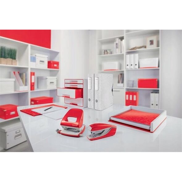 Leitz P�ka na dok WOW Dual czerwony metalic 13888591 4002432135233