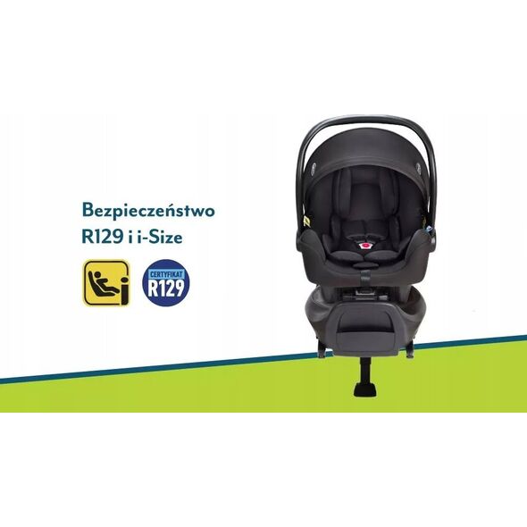 Fotelik samochodowy Graco GRACO FOTELIK SNUGLITE R129 MIDNIGHT 13901694 5060624773709