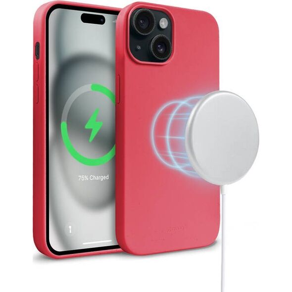 Crong Etui Crong Color Cover Magnetic - iPhone 15 MagSafe różowe - Gwarancja bezpieczeństwa. Proste raty. Bezpłatna wysyłka od 170 zł. 13911894 5904310704441
