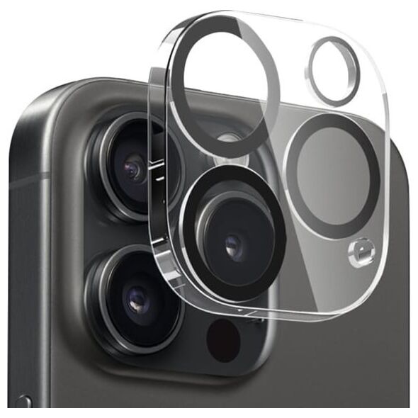 Crong Crong Lens Shield - Szkło na aparat i obiektyw iPhone 16 Pro / iPhone 16 Pro Max 13918126 5904310704922