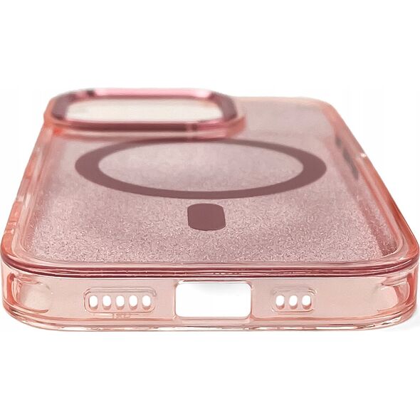 Hurtel Etui Glitter Case MagSafe na iPhone 16 Pro - różowe z brokatem 13921442 5907769363955