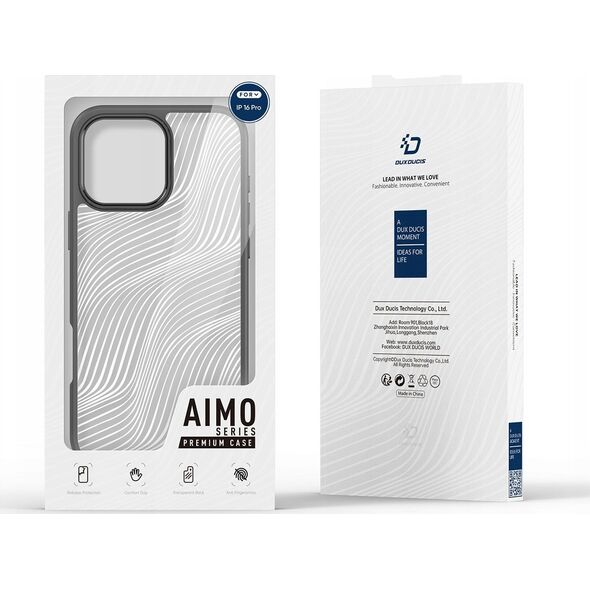 Dux Ducis Etui Dux Ducis Aimo na iPhone 16 Pro Max - czarne 13921467 6934913005958