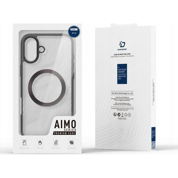 Dux Ducis Etui Dux Ducis Aimo Mag z MagSafe na iPhone 16 Pro - czarne 13921473 6934913005989