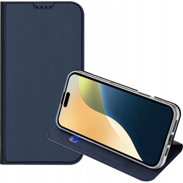 Dux Ducis Etui Dux Ducis Skin Pro na iPhone 16 z klapką i miejscem na kartę - niebieskie 13921479 6934913004128