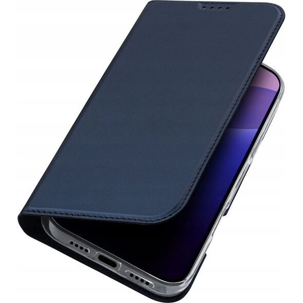 Dux Ducis Etui Dux Ducis Skin Pro na iPhone 16 Pro Max z klapką i miejscem na kartę - niebieskie 13921483 6934913004210